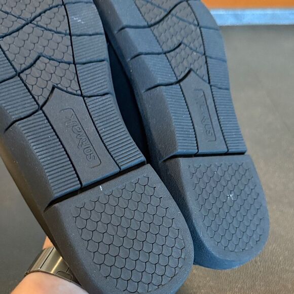 SoftWalk San Marcos II Clogs Black Woven size 9M - Picture 6 of 12